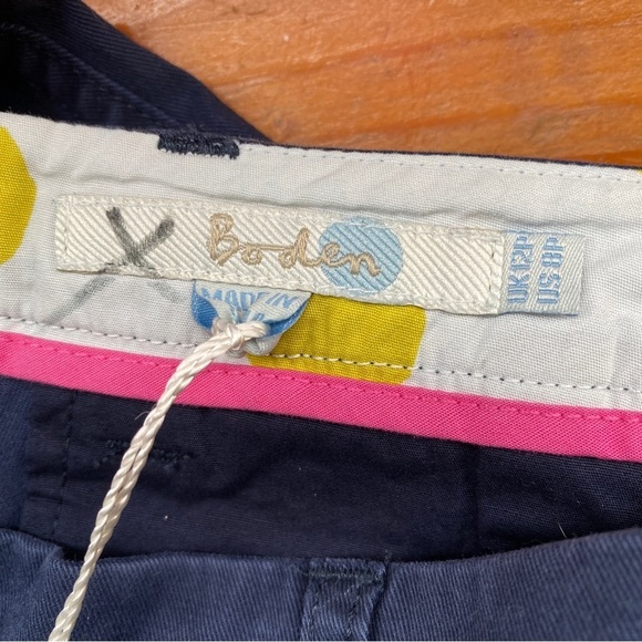 NWT Boden Rachel Chino Petite Capri Pant Navy - Picture 14 of 14